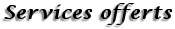 Services offerts