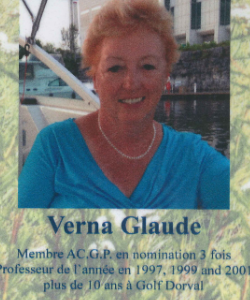  Verna Glaude golf Pro at Golf Dorval